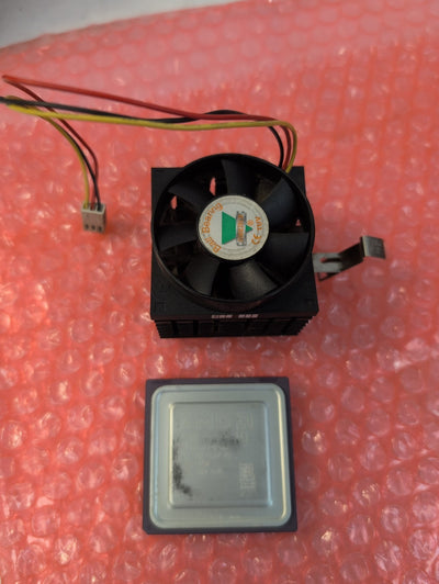 🔥 AMD K6-III 450AHX 2.4V Core 3.3V 450MHz Super Socket 7 CPU with Fan Tested -
