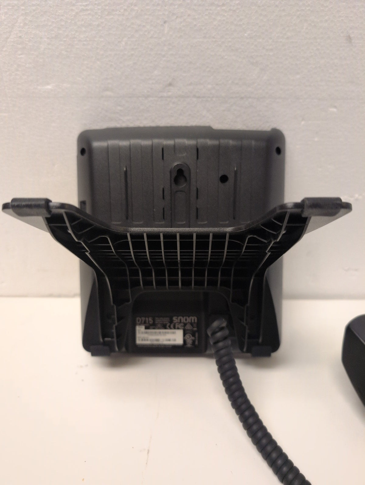 Snom D715 VoIP SIP Desk Phone Black PoE Grayscale LCD Business IP Phone -