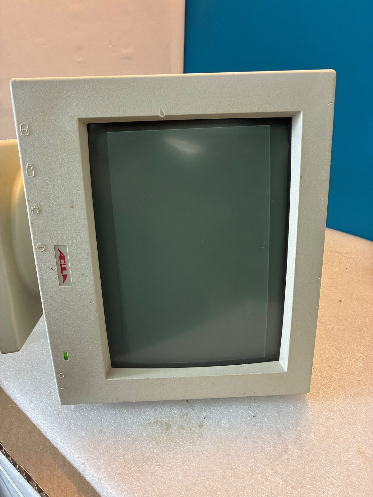 🔥 Acula AM-1038F Vintage CRT Computer Monitor 14in Beige Retro Display