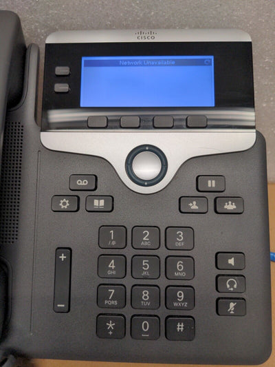 - (NICE) Lot of 7 Cisco IP Phone 7821 VoIP Phone (CP-7821-K9) w/ Stand & Handset