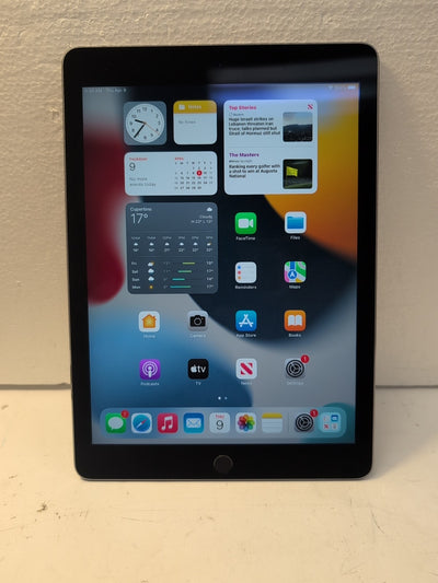 🔥 Apple iPad Air 2nd Gen (A1566) 9.7" /Space Gray/ 64GB Wi-Fi/ OS 15.8 Works  -