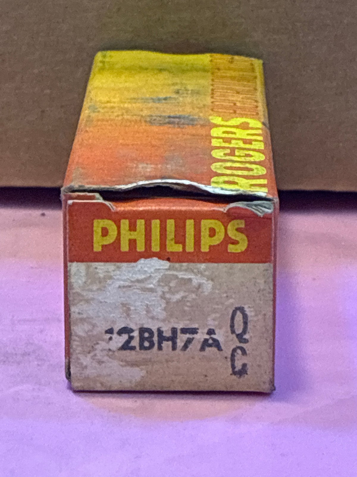 🔥 Philips 12BH7A Vacuum Tube in Original Box - Vintage Dual Triode Audio Tube