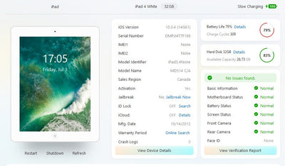🔥 Apple iPad 4 Retina 32GB Wi-Fi  White MD514C/A