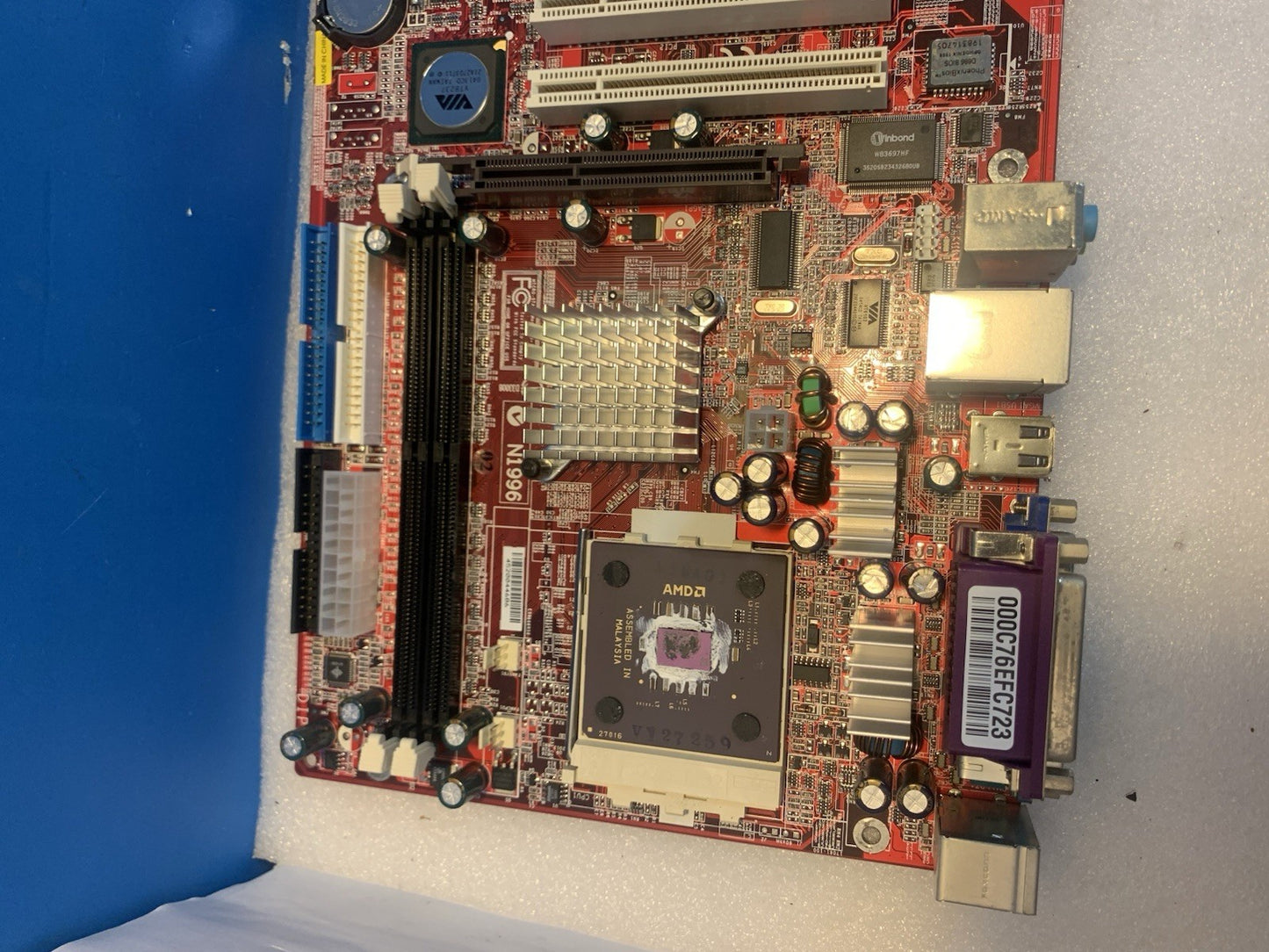 🔥 MSI MS-7061 Ver 1.0 Socket A AMD Motherboard + CPU