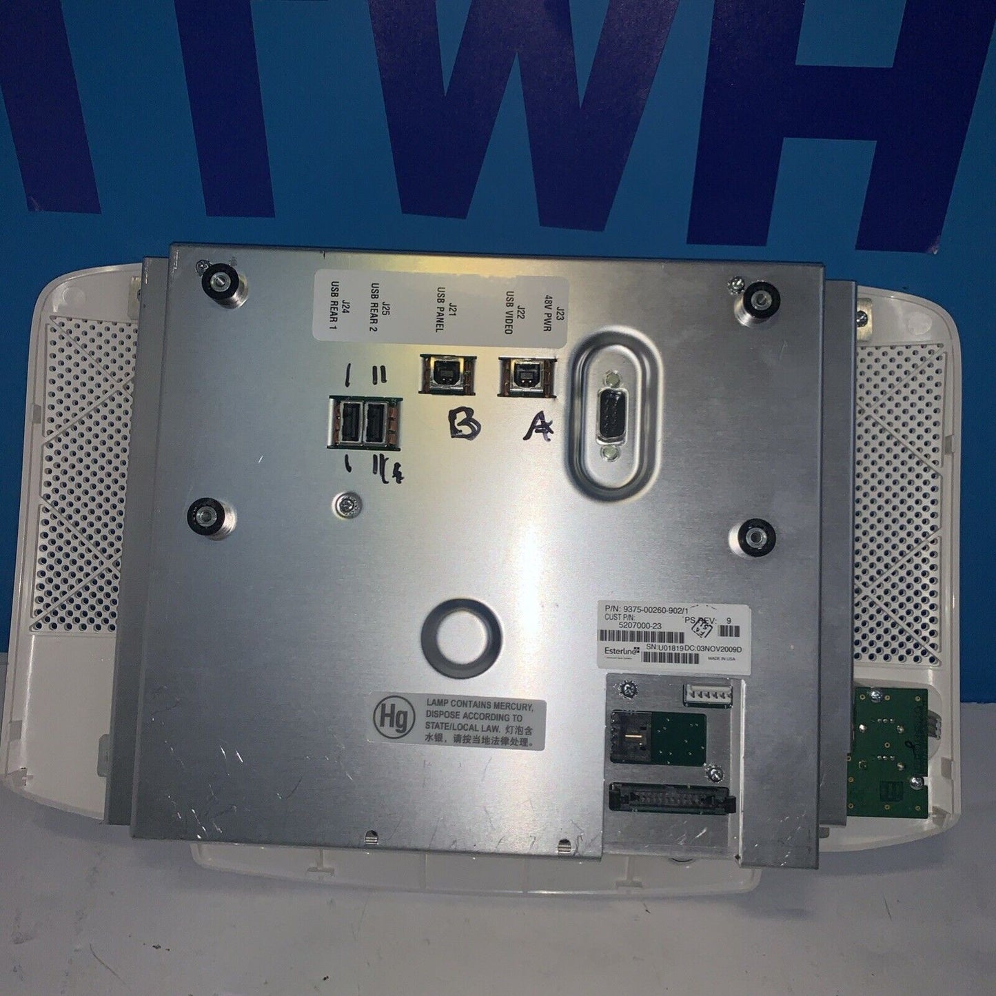 GE LOGIQ E9 UPPER OPERATOR PANEL  #2