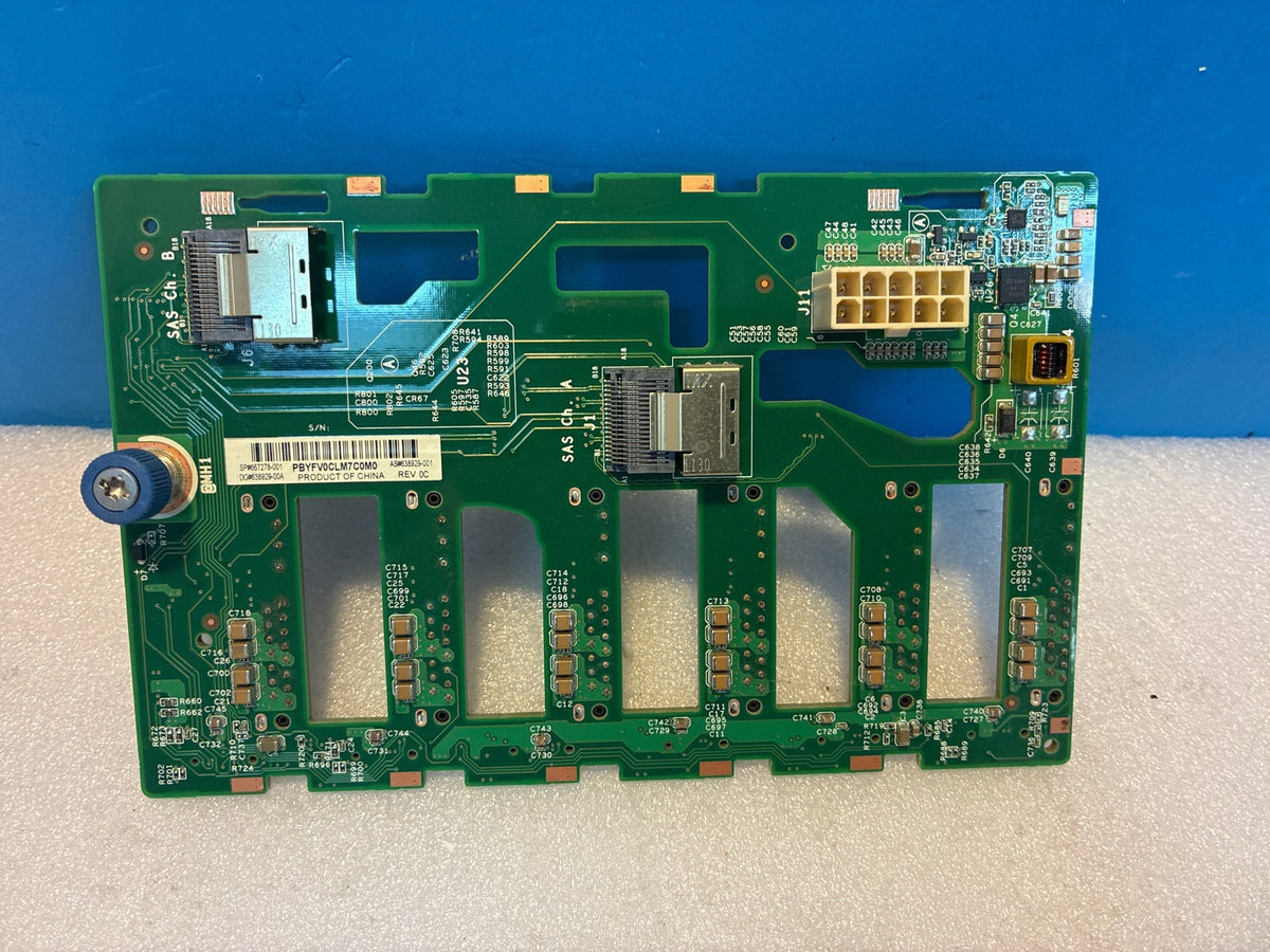 🔥 HP SAS Drive Backplane Board 638929-001 667278-001 5-Bay Dual SAS Channel