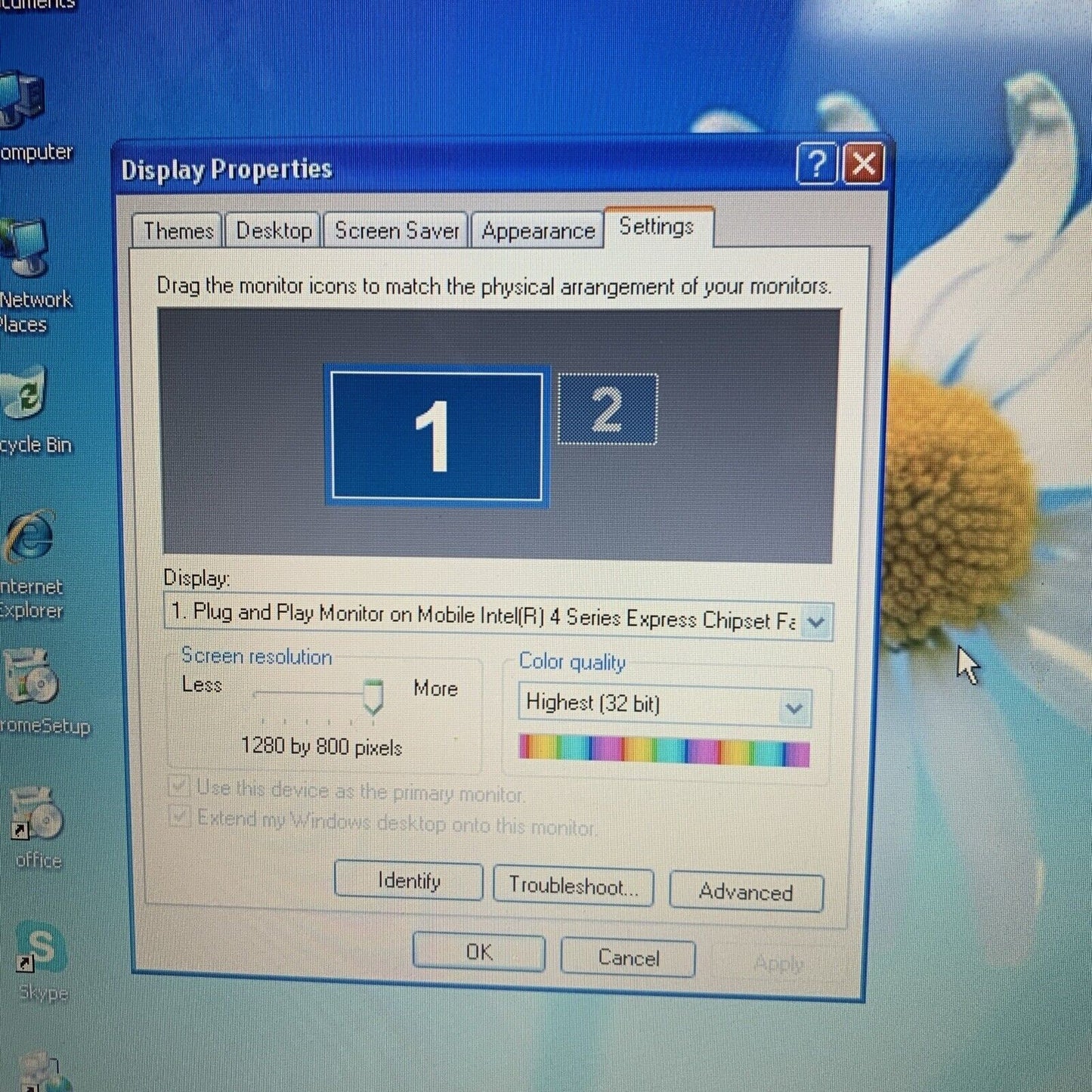 Toshiba Satellite L300D-04P 15.4” T5800 2GB RAM 160GB HD Windows XP SP3