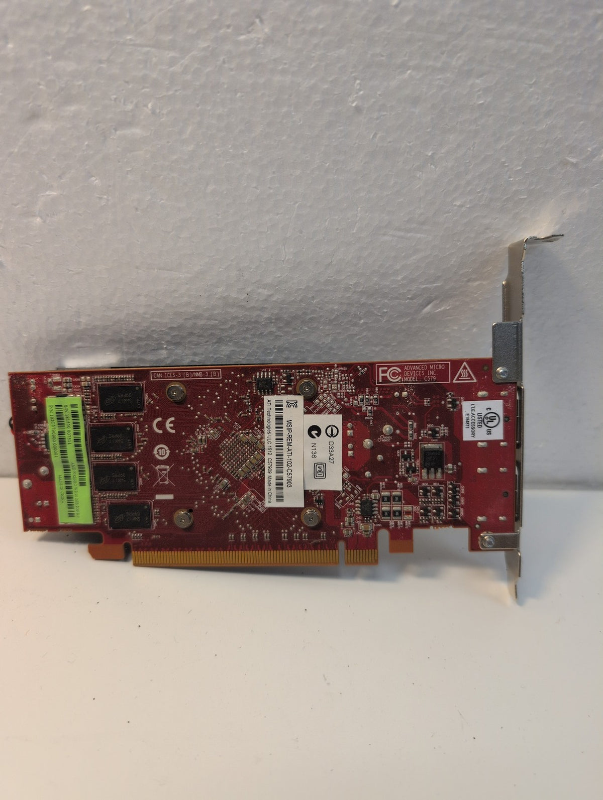 AMD FirePro W2100 2GB GDDR3 Low Profile PCIe Workstation Graphics Card -