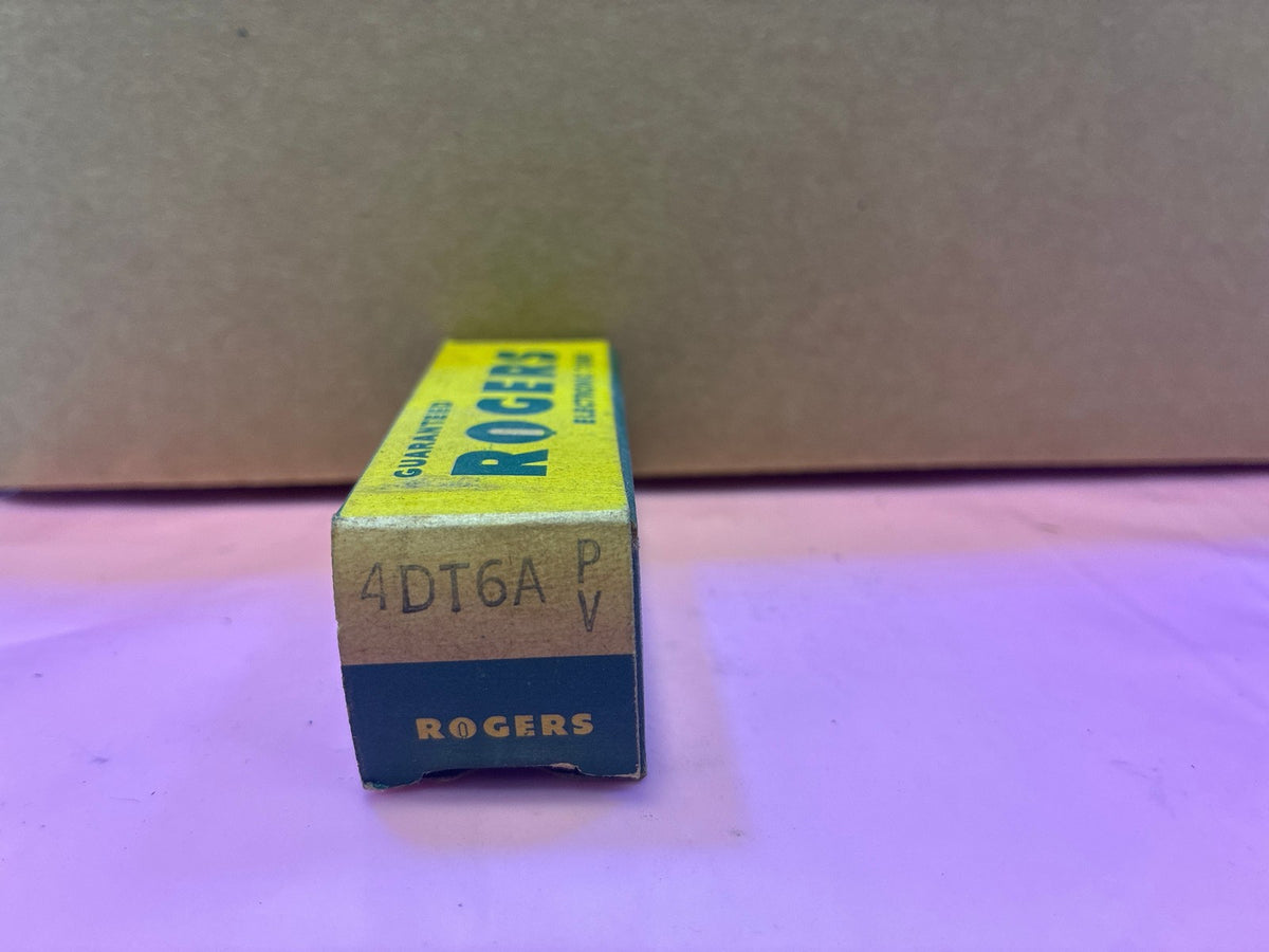 🔥 Rogers 4DT6A Vacuum Tube NOS in Original Box Vintage Electron Tube