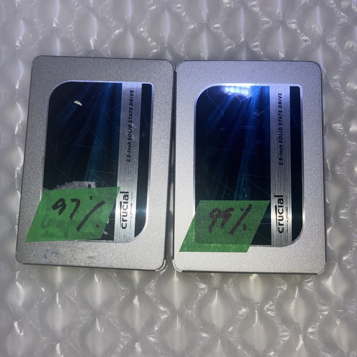2x 🔥 Crucial MX500 500GB 2.5-Inch SATA Internal SSD Silver CT500MX500SSD1