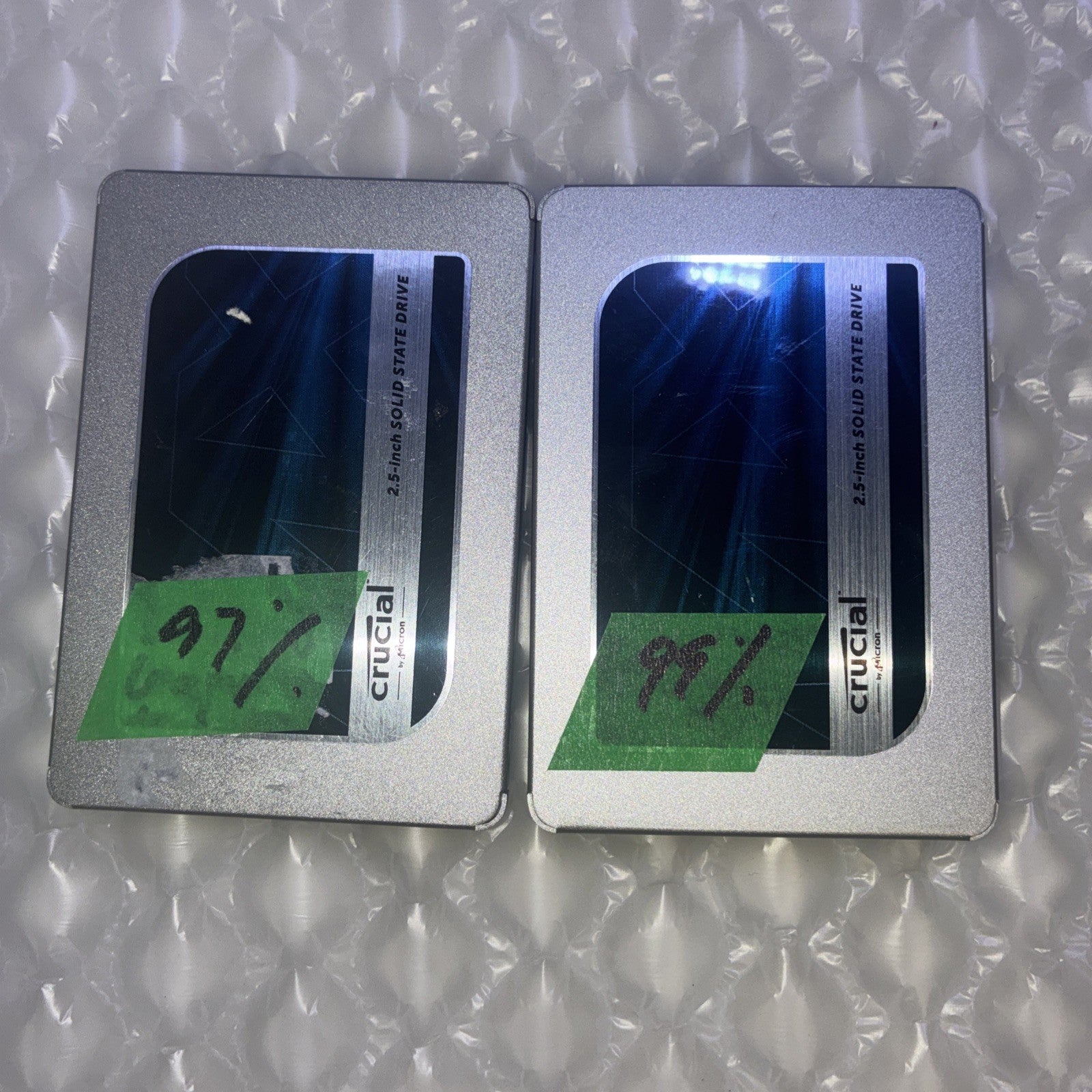 2x 🔥 Crucial MX500 500GB 2.5-Inch SATA Internal SSD Silver CT500MX500SSD1