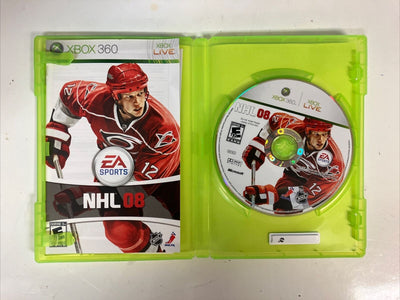 (Lot of 2x) XBOX 360 Video Games EA Sports NHL 08 / NHL 09 With Manual ~