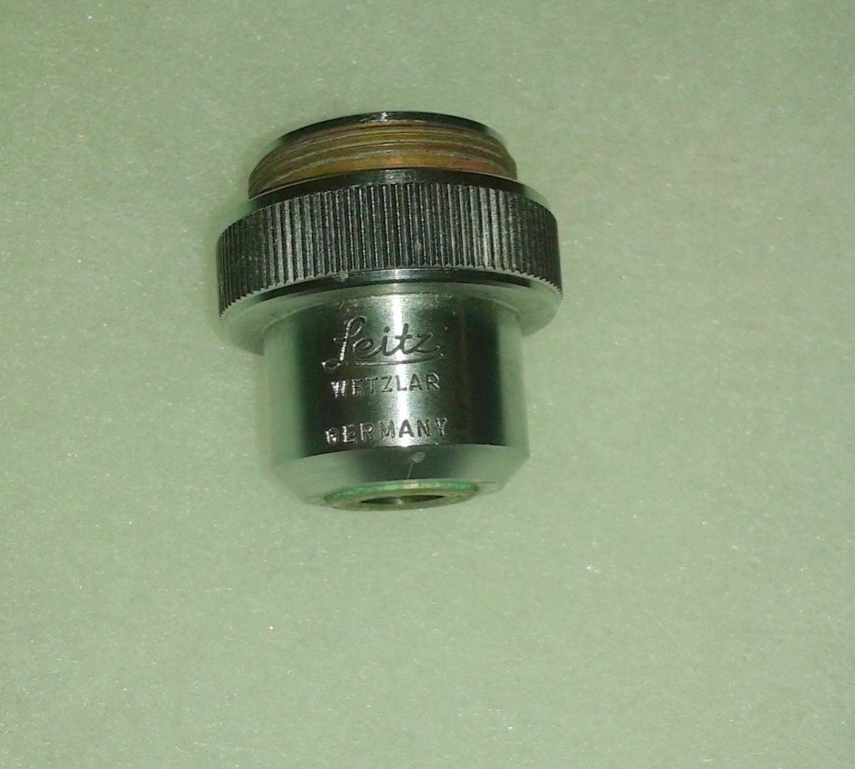 Lens of Zeiss Axioskop FS Fluorescent Binocular Microscope