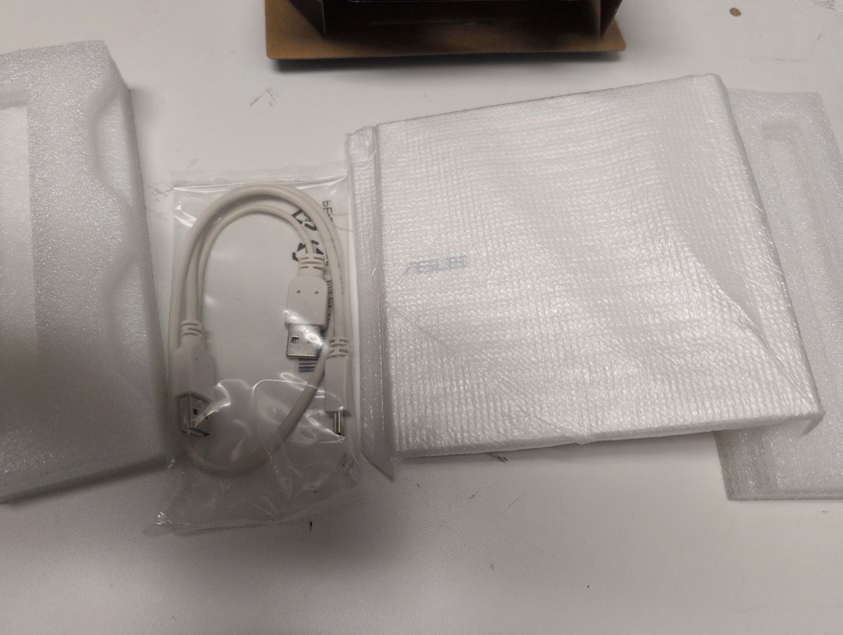🎸 ASUS SDRW-08D2S-U External Slim DVD-RW Drive 8X USB White Sealed New