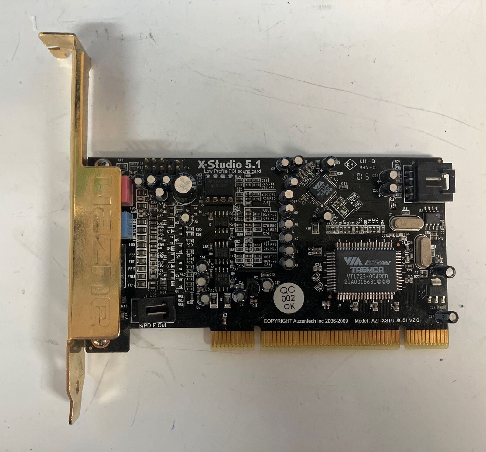Vintage AuzenTech X-Studio 5.1 Channels 24-bit PCI Sound Card AZT-XSTUDIO51 ~