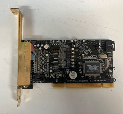 Vintage AuzenTech X-Studio 5.1 Channels 24-bit PCI Sound Card AZT-XSTUDIO51 ~