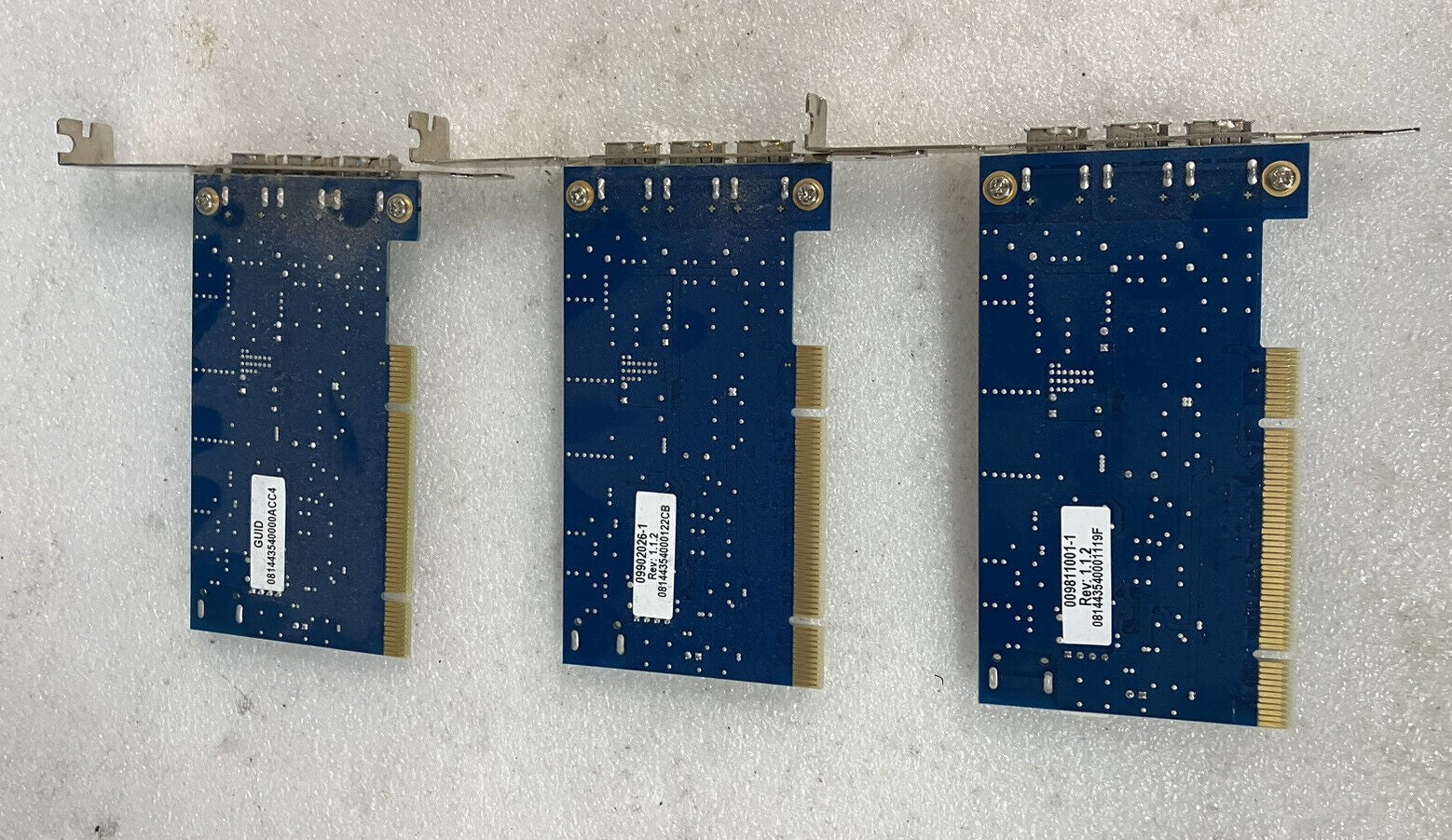 ~ 1x OEM Unibrain FireBoard Blue 3-Port PCI FireWire Card IEEE 1394 Full Height