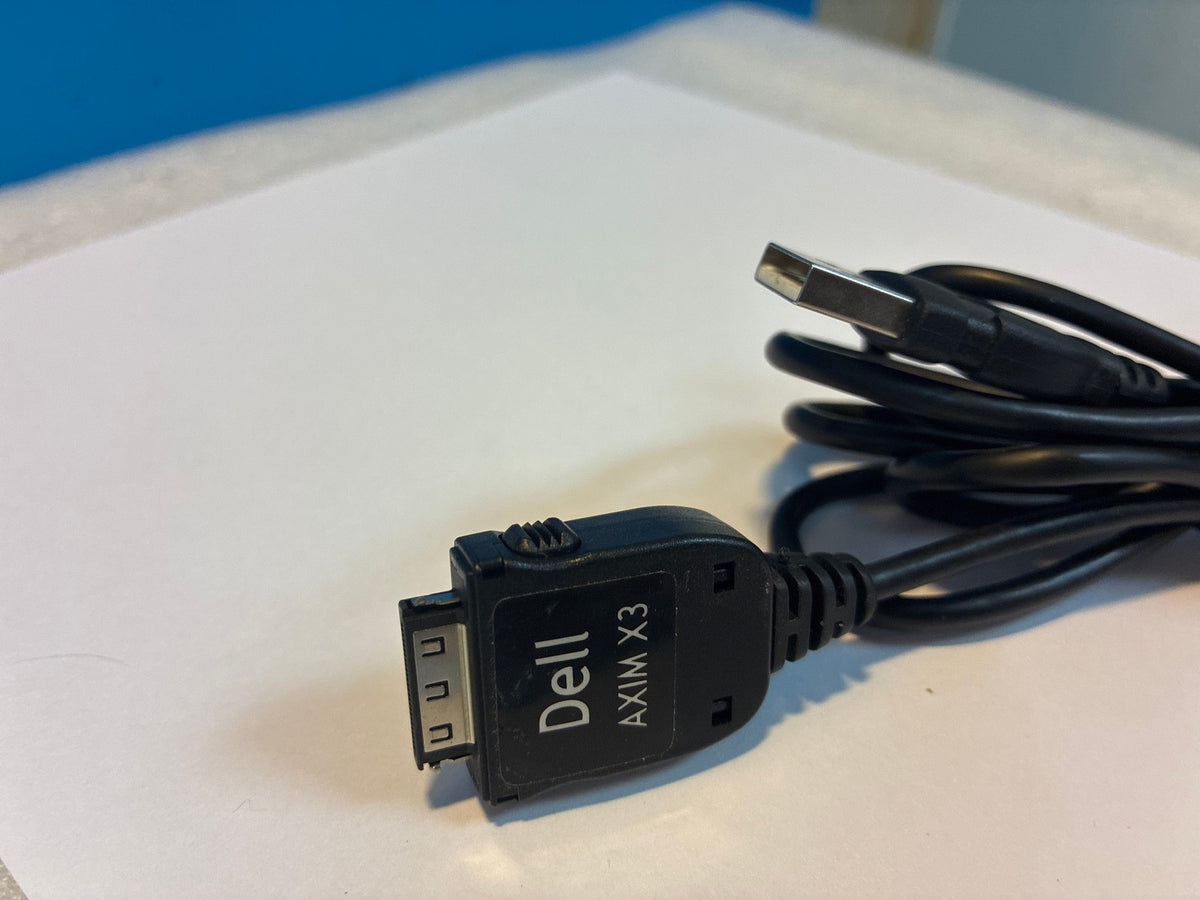 🔥 Dell Axim X3 USB Sync and Charge Cable Black PDA Data Cable