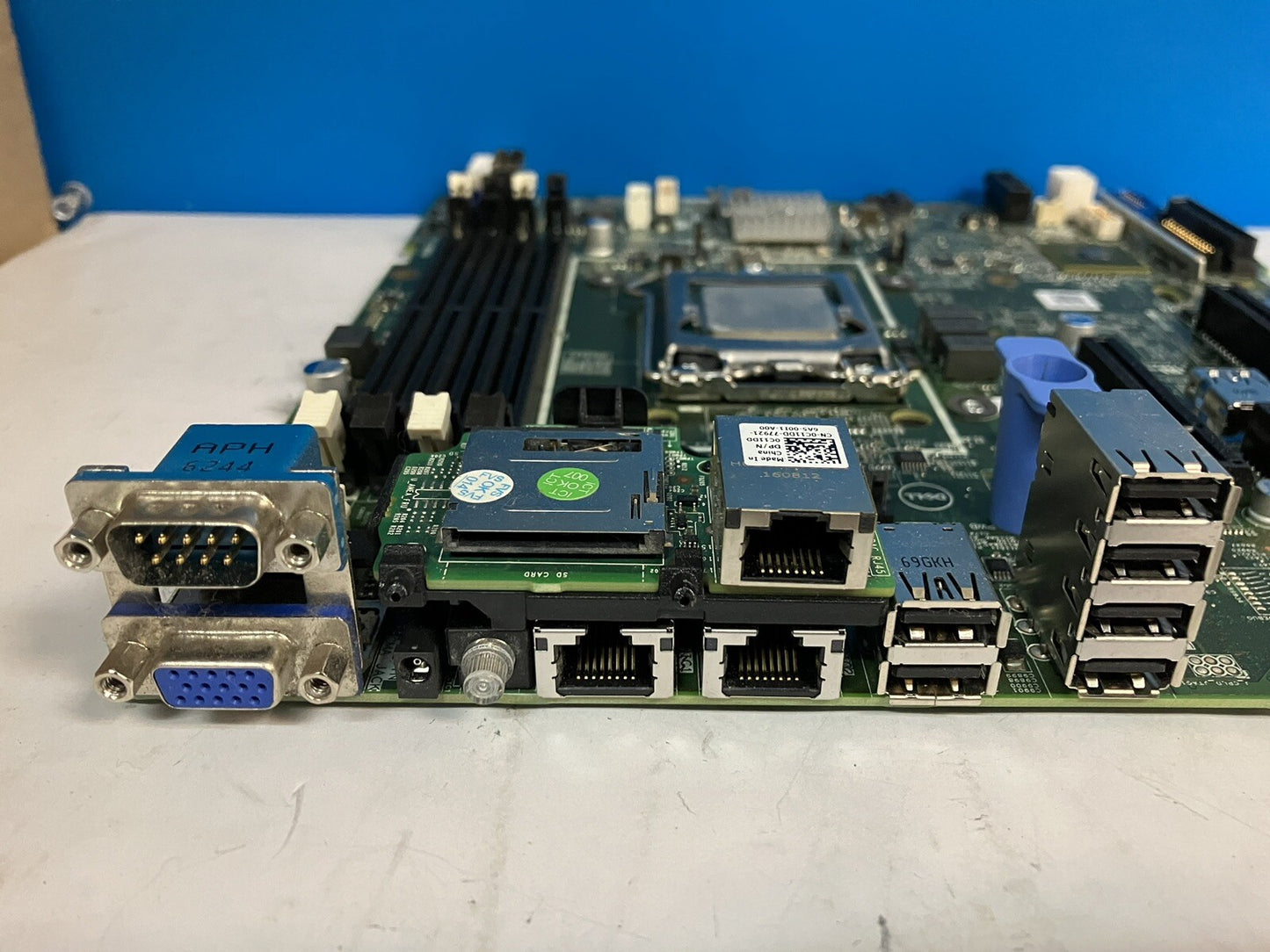 ~Dell PowerEdge 0FGCC7 LGA1151 Motherboard W/ XEON E3-1230V5+ 0C11DD Remote Card
