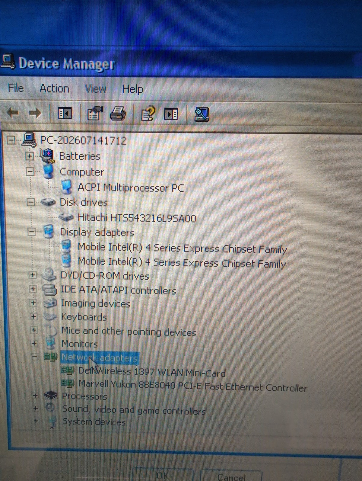 🎸 Dell Inspiron 1545 PP41L 15.6" Laptop Pentium T3400 /4GB/160GB HDD /Win XP
