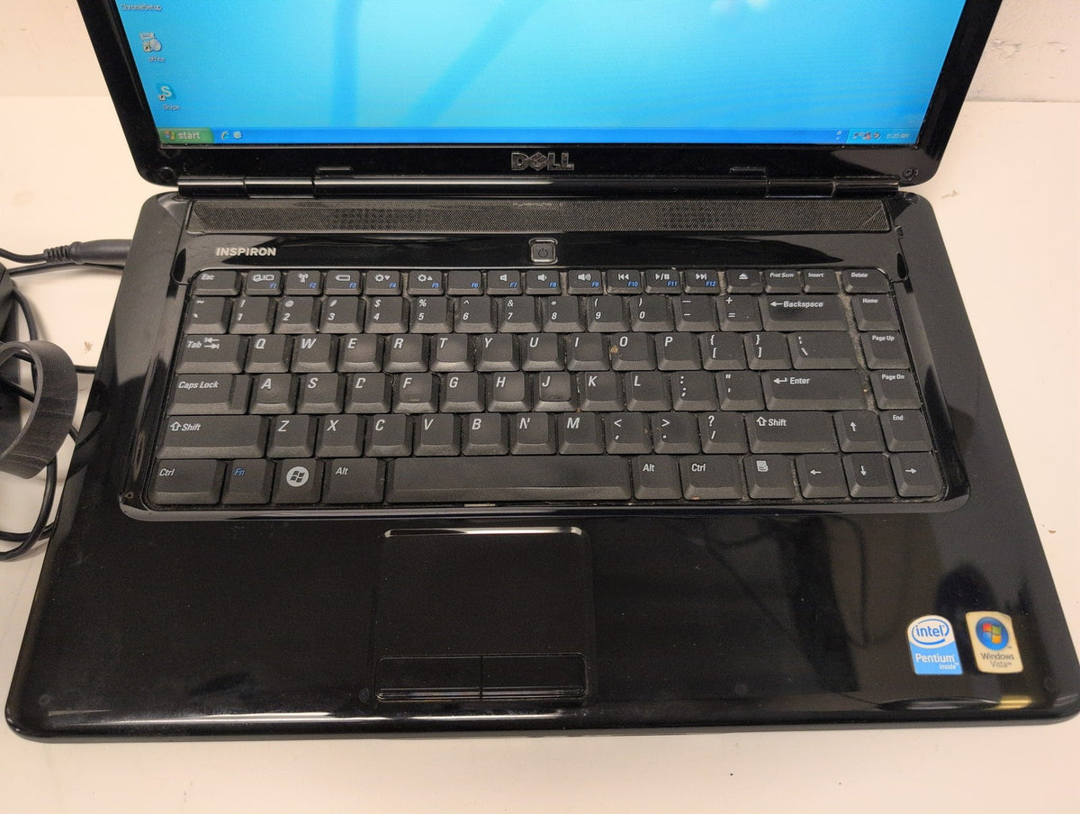 🎸 Dell Inspiron 1545 PP41L 15.6" Laptop Pentium T3400 /4GB/160GB HDD /Win XP