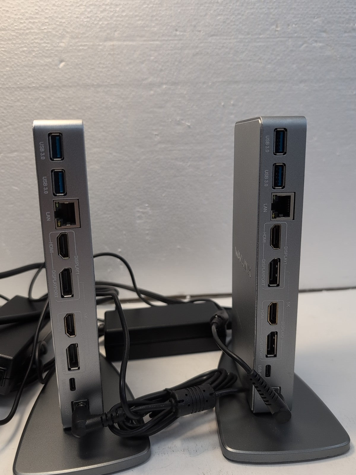🔥 2x WavLink WL-UG69DK7 USB-C Dual 5K Universal Dock Station With AC Adapter -