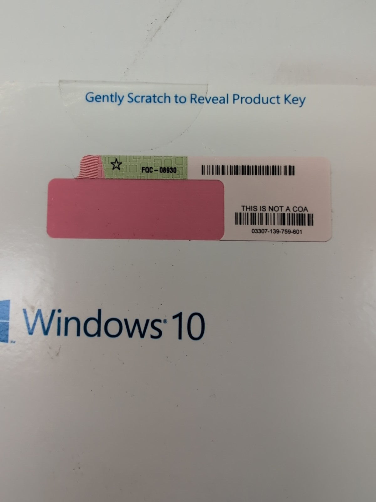 Sealed Microsoft Windows 10 PRO 64bit Full Version Installation DVD (NO KEY) -