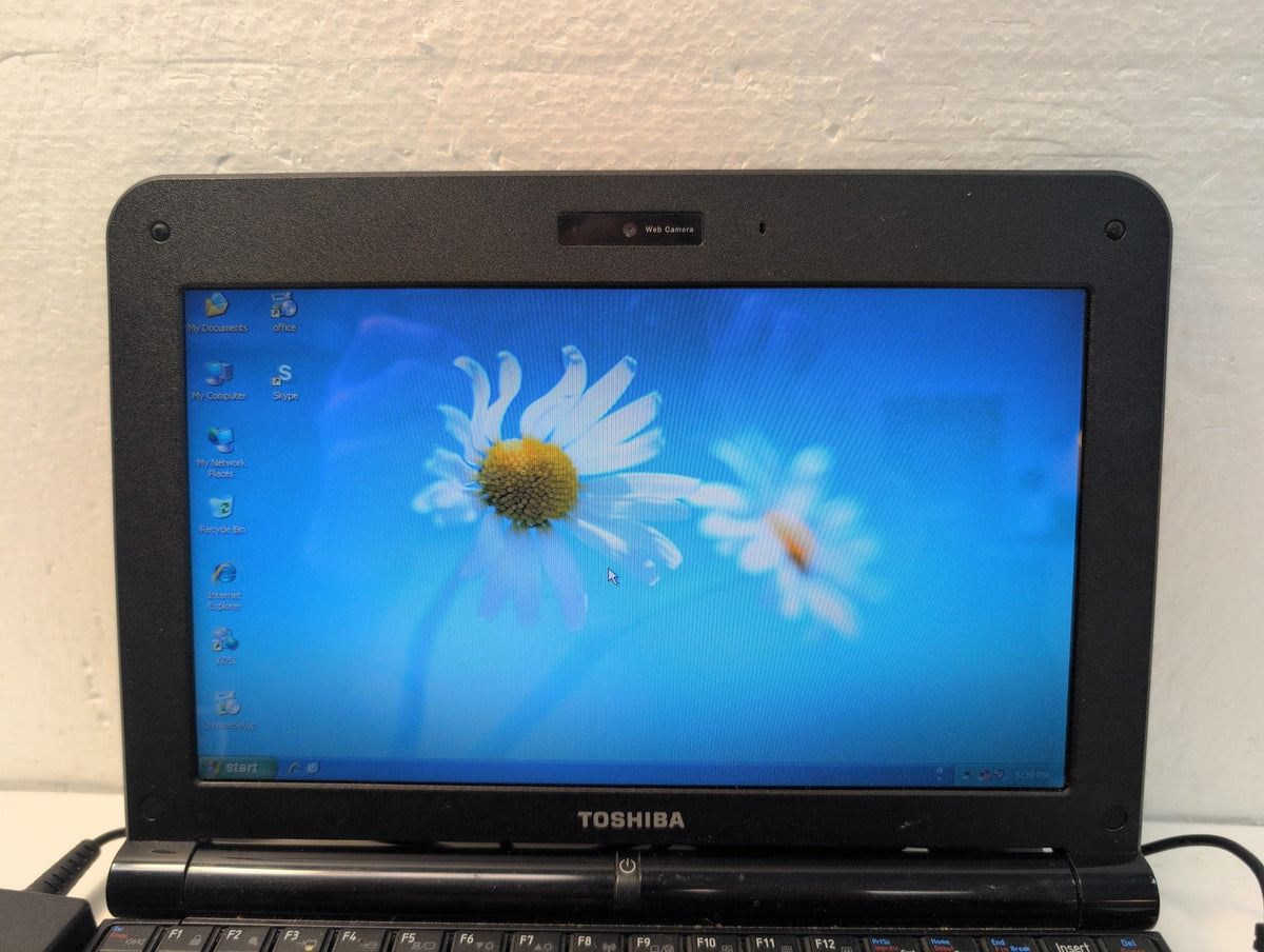 🎸 Toshiba NB250-001 10.1in Netbook Intel Atom N455/ 1GB RAM /500GB HDD/WinXP
