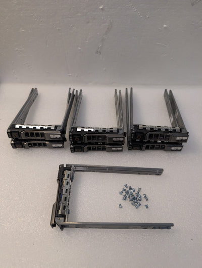 🎸 7x Dell 2.5" SAS Hard Drive Caddy KG7NR with Screws  For Dell R620