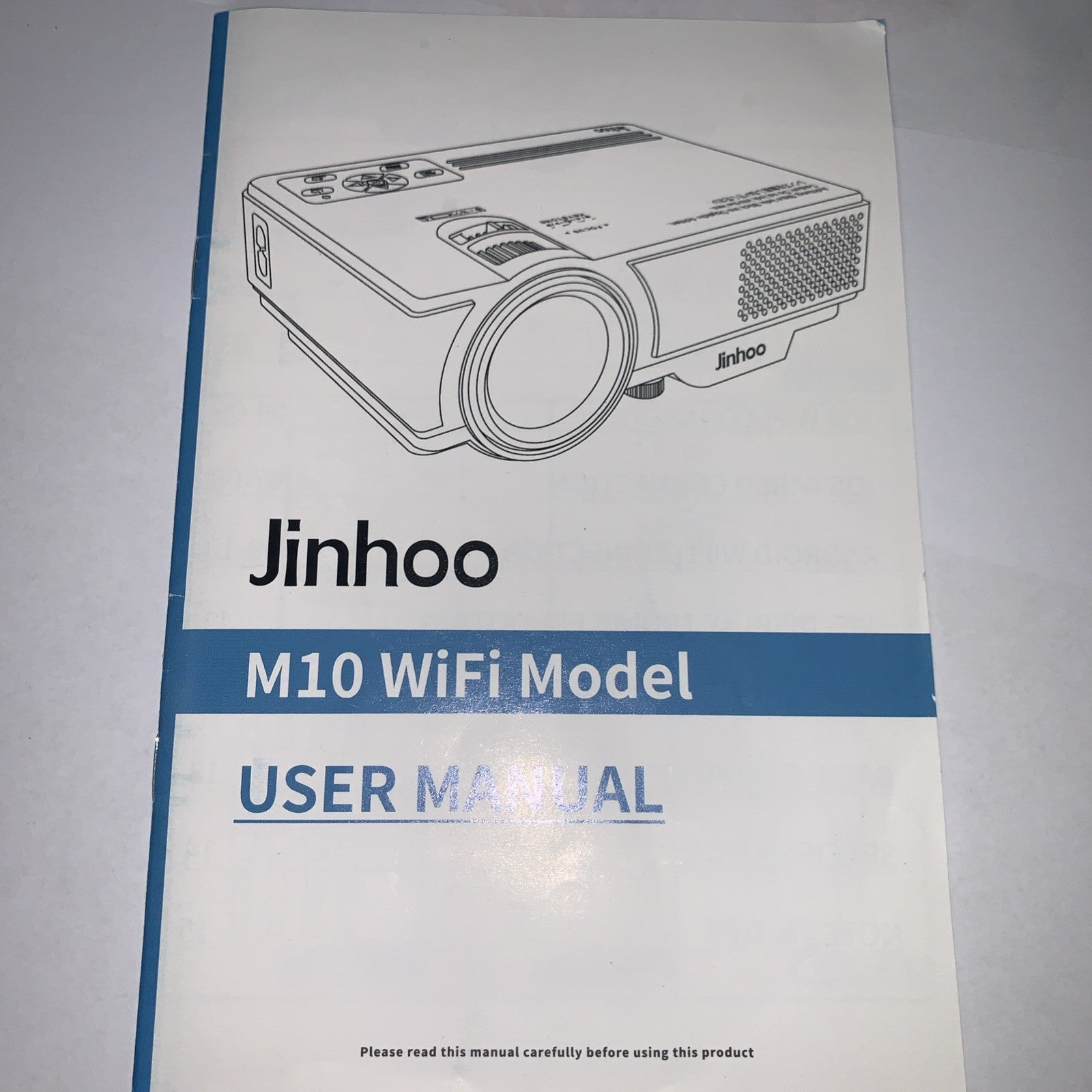 Jinhoo Mini Overhead Projector PJ0531 Model M10 Full HD 1080P  with Remote