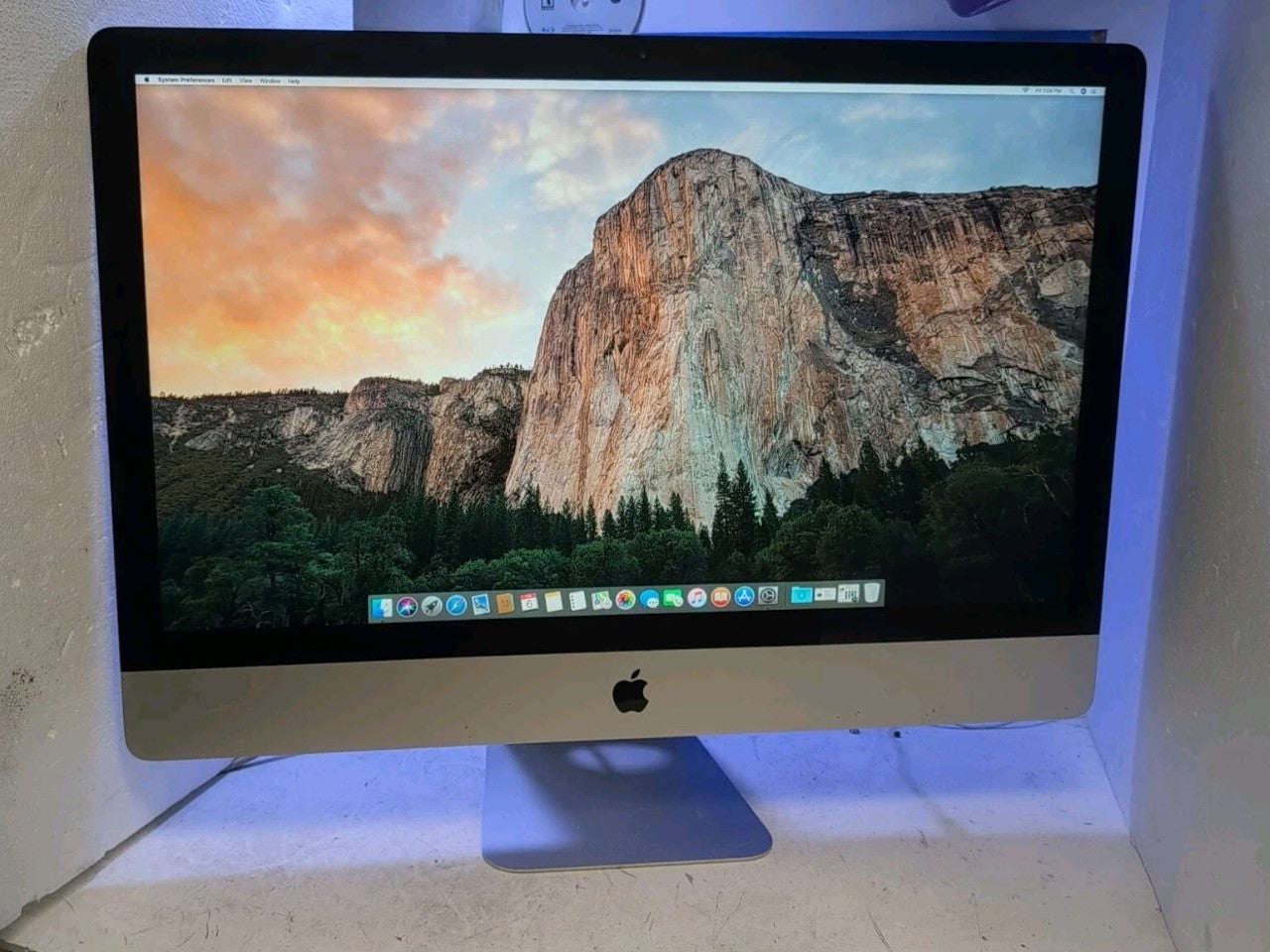 Apple A1419 iMac 2012 27"  i7-3. 40 GHz /16GB RAM/128GB SSD /OS 10.13 (READ*)-