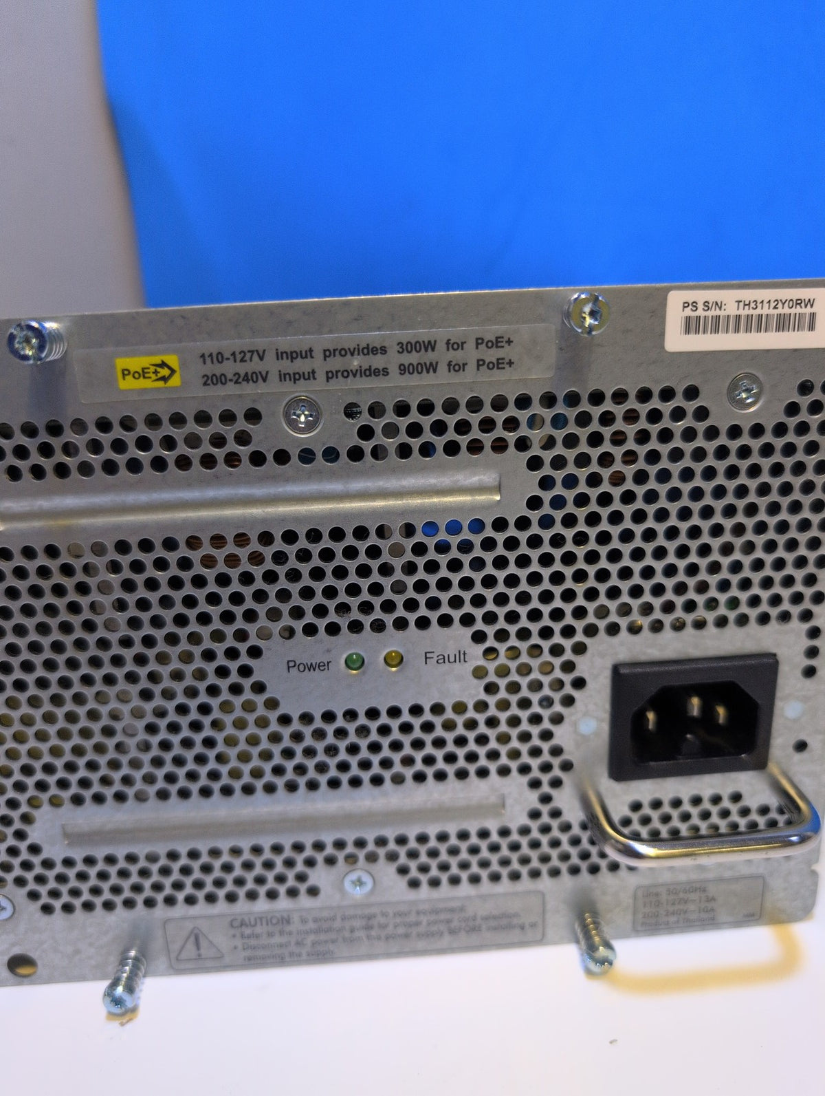 🎸 HP J9306A PoE+ zl Switch Power Supply 1500W 5189-6864 ProCurve Series