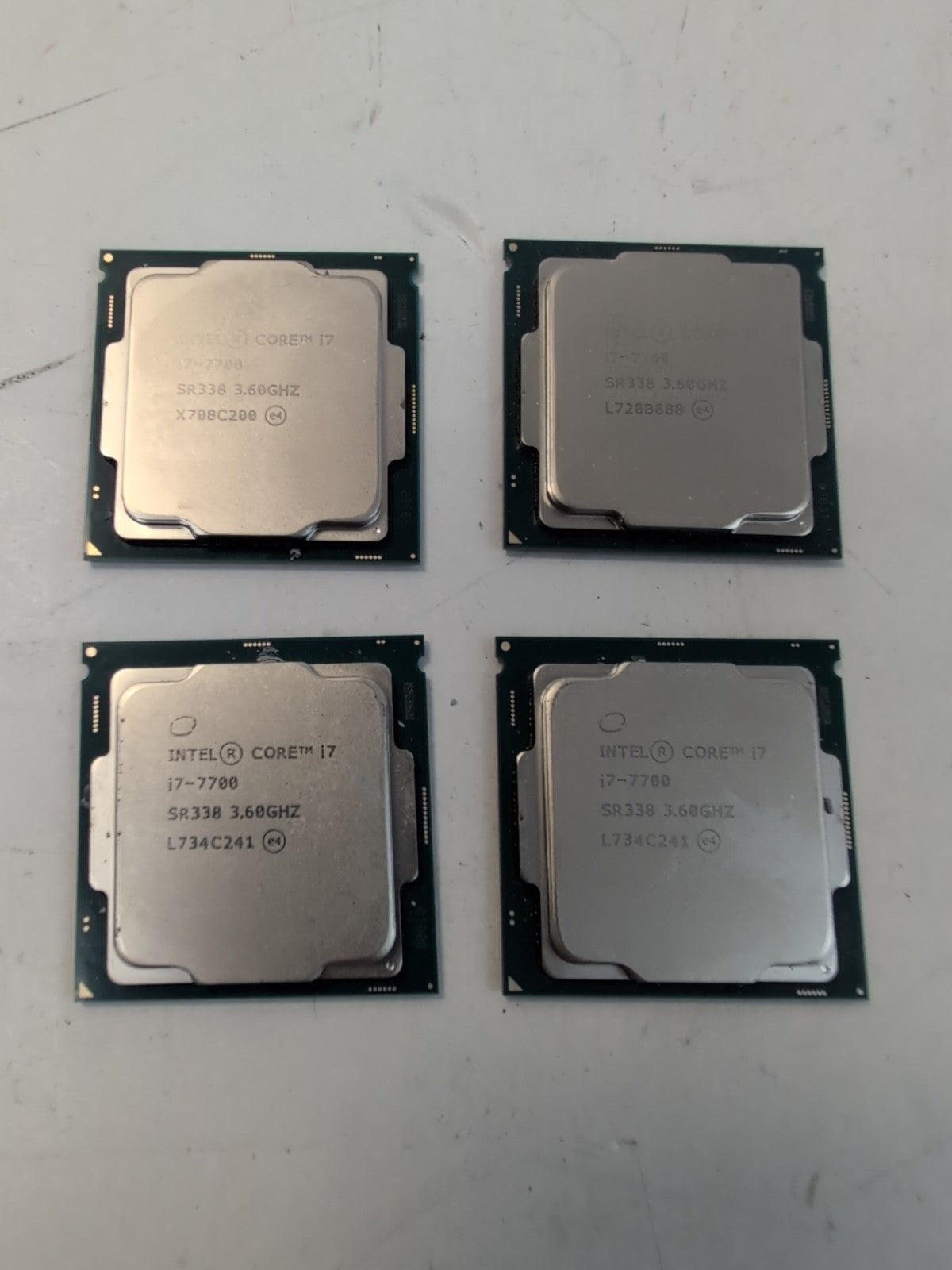 🔥4x Intel Core i7-7700 3.60GHz Quad Core SR338 8 Thread LGA1151 CPU Processor -