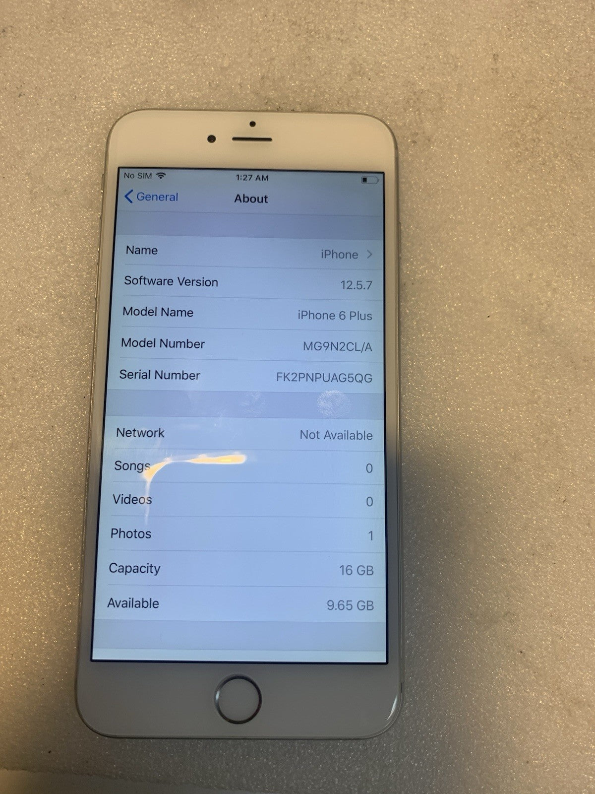 Grade A ~ Apple iPhone 6 Plus A1522 - 16GB - MGCL2LL/A - UNLOCKED