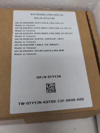 🔥 New Dell TYYJN 1U Cable Management Arm Customer Kit for  R320 R410 R620 -