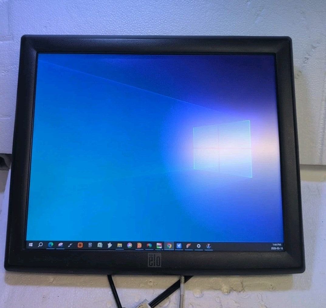 🔥 ELO TOUCH SOLUTIONS ET1715L-8CWB TOUCHSCREEN 15" MONITOR E719160 (NO STAND) -