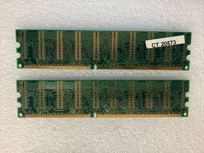 (2x 256MB) Nanya PC-2100U DDR-266MHz DIMM Desktop Memory RAM