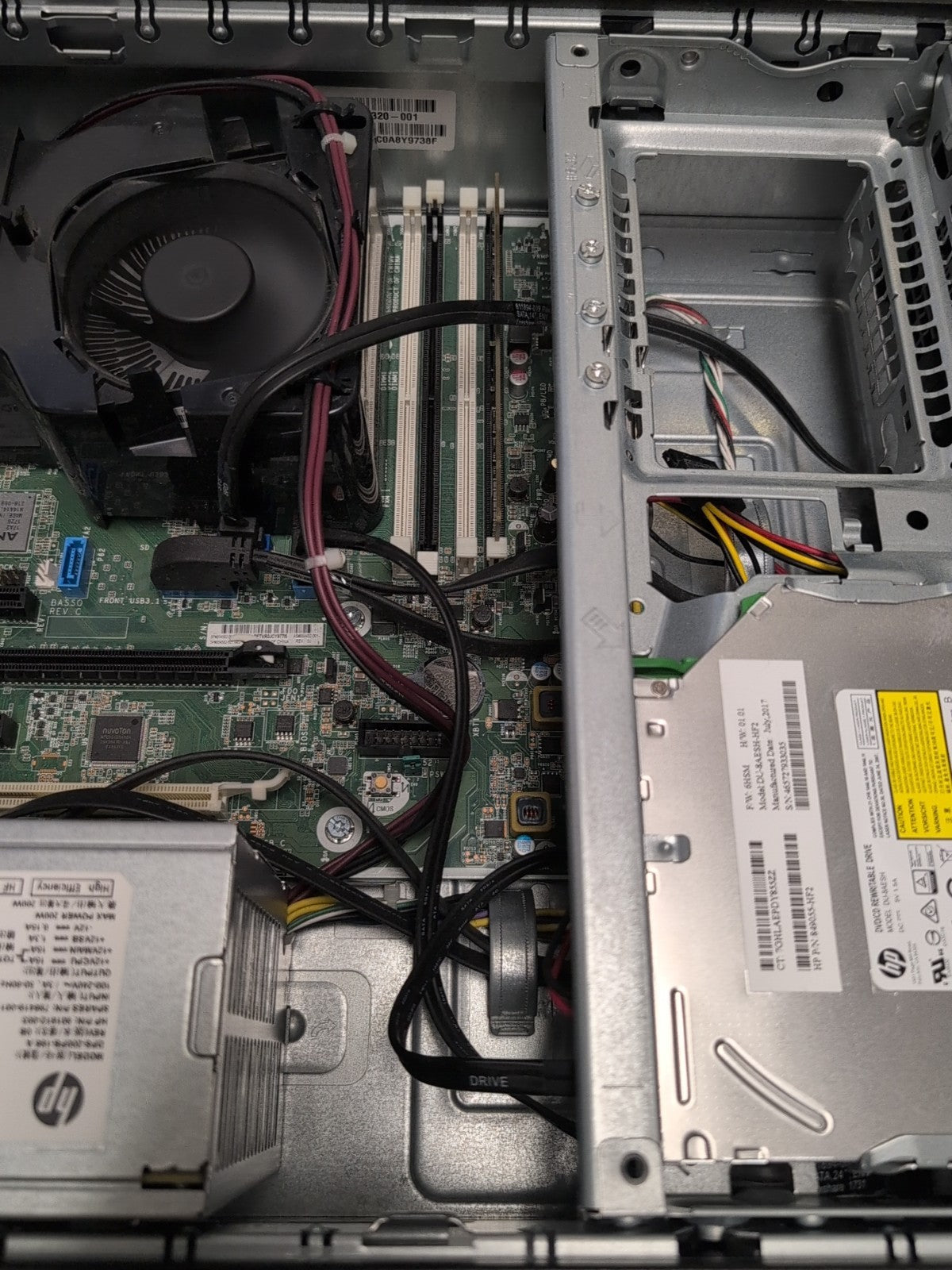 🔥 HP EliteDesk 705 G3 SFF Barebone PC  AMD PRO A8-9600 CPU/8GB DDR4 (NO SSD)  -