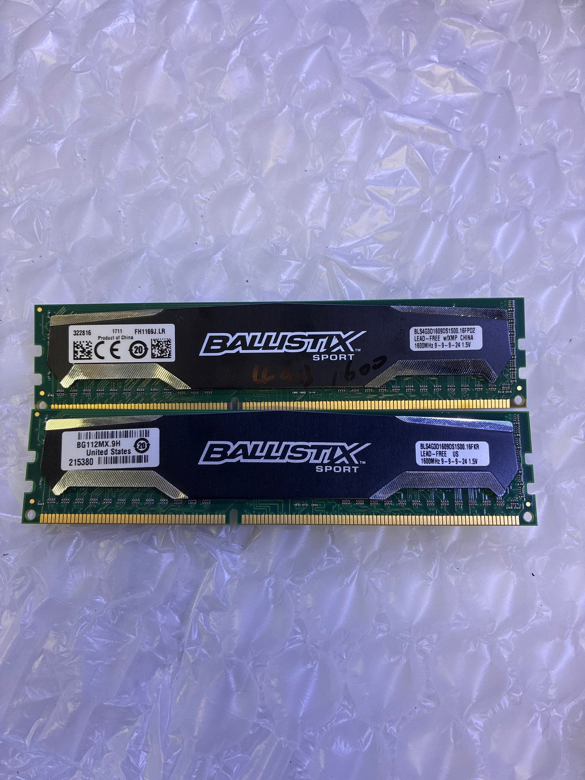 🔥 Crucial Ballistix Sport DDR3 8GB (2x4GB) 1600MHz CL9 Desktop RAM Kit