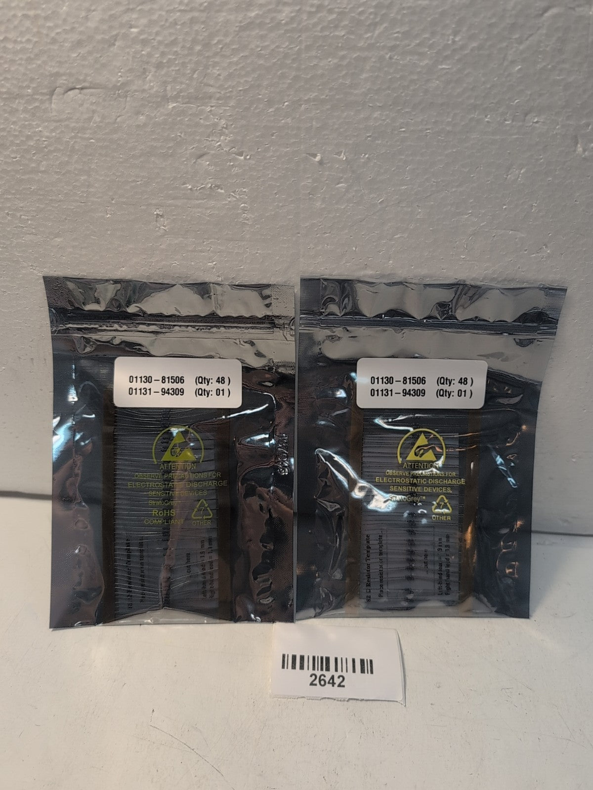 🔥 NEW 96x Agilent 01130-81506 82 Ohm Resistor and 2x 01131-94309 Template -