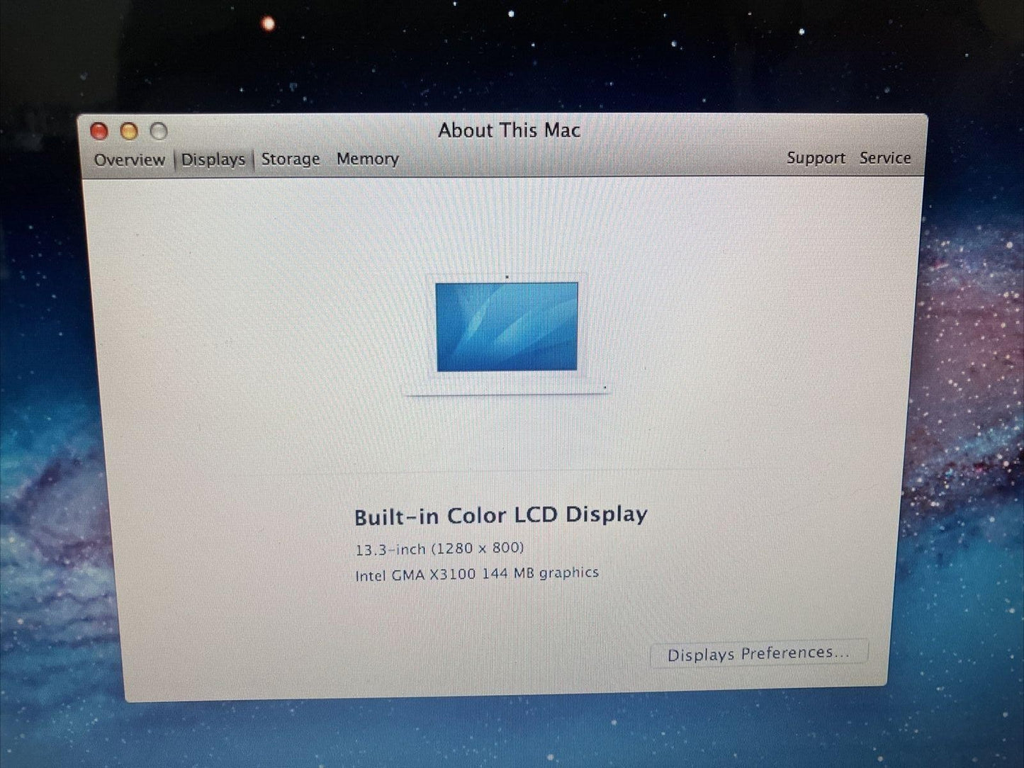 ~ Apple MacBook 13" Laptop 2008 A1181 Intel C2D CPU / 2GB / 160GB HDD (Read) ~