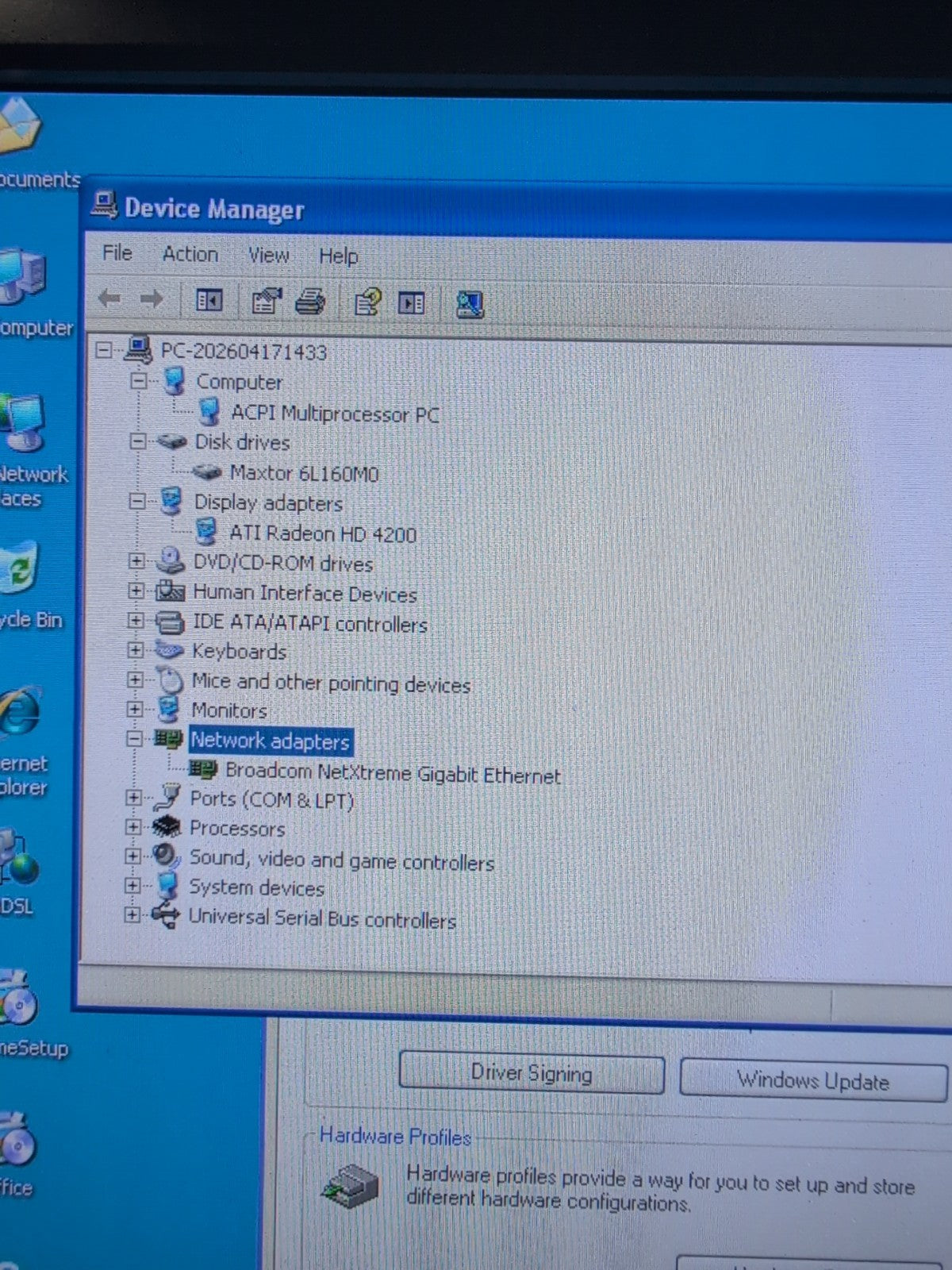 HP Compaq 6005 Pro SFF PC AMD Athlon II X2 220 CPU /3GB RAM / 160GB HDD/Win XP -