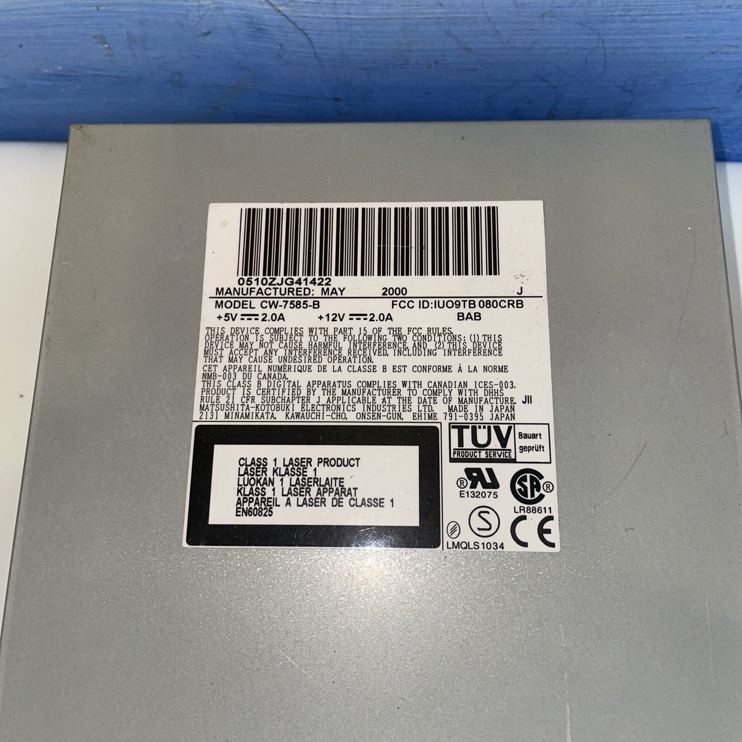 Rare~ Matsushita CW-7585-B CD-R/RW Rewritable Internal IDE Drive