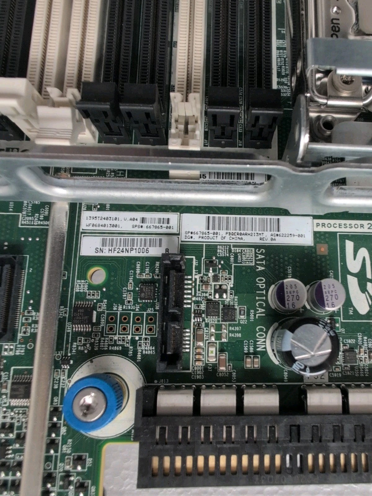 🔥 HP Proliant DL360p Gen8 Server Motherboard 667865-001 With 2x E5-2640 Tested-