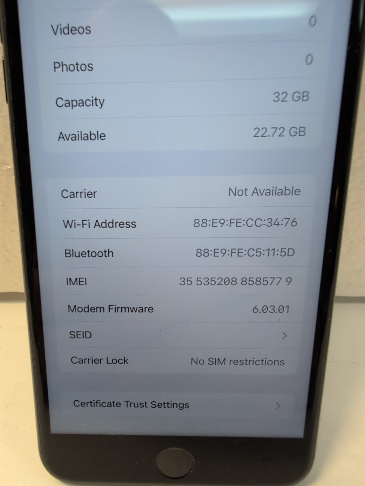 🔥NICE Apple iPhone 7 Plus A1784 32GB Smartphone Black Unlocked (Battery 89%) -