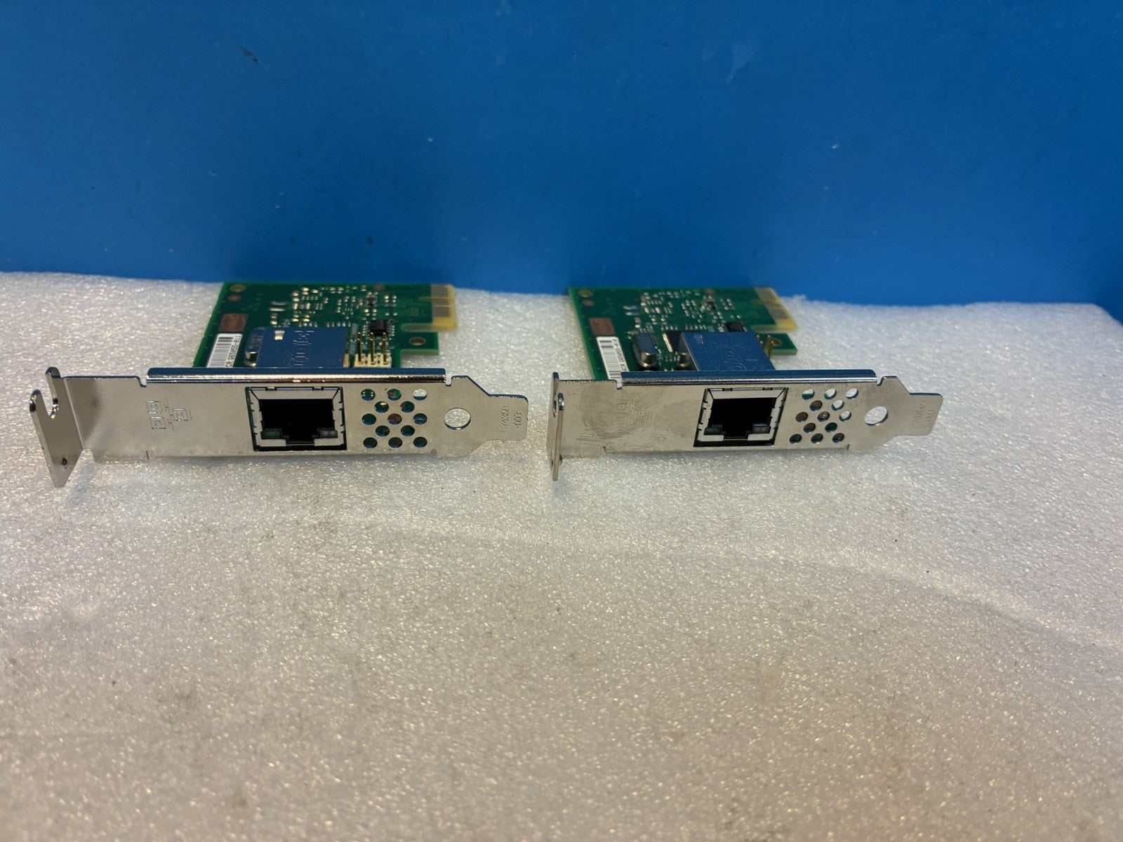 🔥 (2x) Intel PCIe Gigabit NIC HP 697356-001 RJ45 LAN Card Low Profile