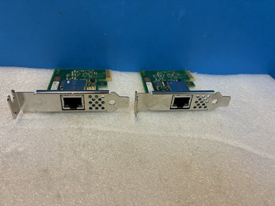🔥 (2x) Intel PCIe Gigabit NIC HP 697356-001 RJ45 LAN Card Low Profile