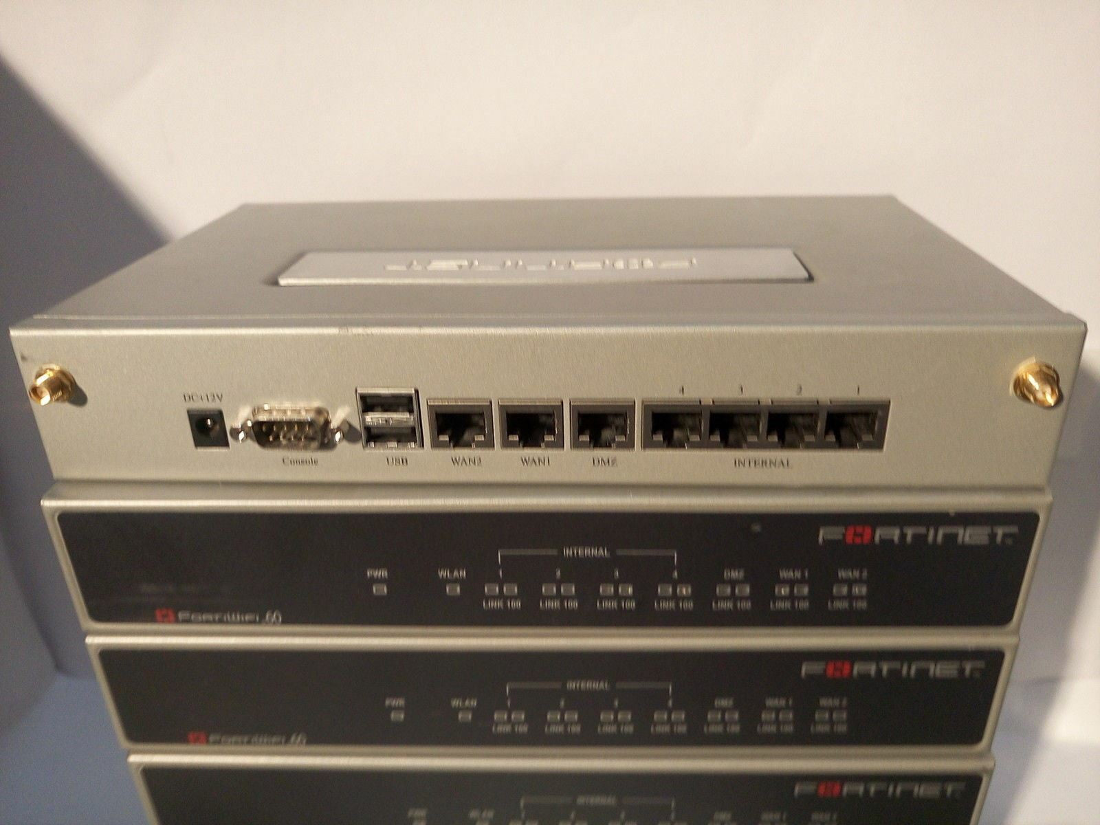 - LOT OF 7 Fortinet FortiWifi-60 VPN Firewall Security Appliance fw-60