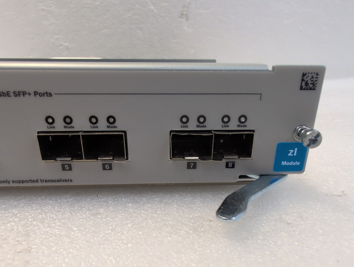 🎸 HP J9538A 8-Port SFP+ v2 zl Module Switch, 1-GbE/10-GbE, Made in Singapore