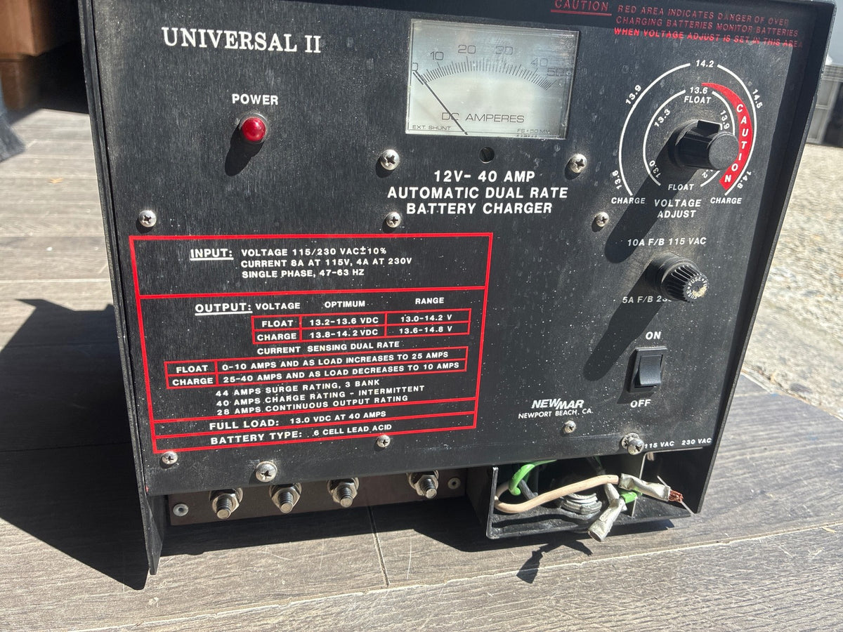 🔥 Newmar Universal II 12V 40 Amp Automatic Dual Rate Battery Charger